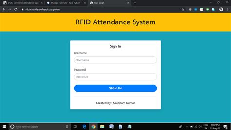 rfid based attendance system github|attendance monitoring system using rfid.